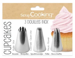 Set van 3 spuitmondjes