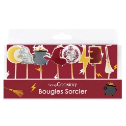 Set van 8 tovernaarskaarsen