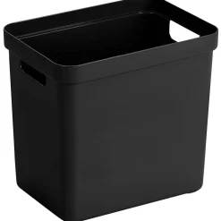 Sigma home opbergbox 25l zwart