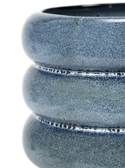 Sixties Sierpot l 14,5x14,5x12,5 blauw