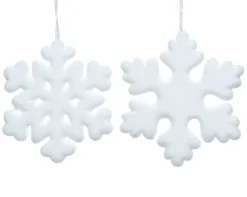 Sneeuwvlok foam20cm wit