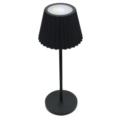 Soleil tafellamp zwart met laadstation