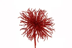 Stekelbal op steel kerstrood