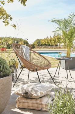 Steph armstoel camaieu terracotta