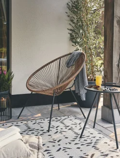 Steph armstoel camaieu terracotta