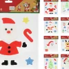 Stickervel met kerstfiguren