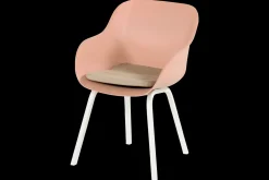 Stoel Le Soleil wit/roze