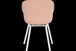 Stoel Le Soleil wit/roze