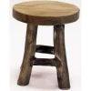 Stool teak natuur