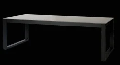 Tafel Bora zwart/grijs