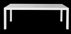 Tafel Lugano wit/grijs verlengbaar tot 330cm