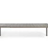 Tafel Rio verlengbaar 210-280cm tortora aluminium