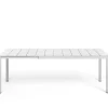 Tafel Rio verlengbaar 140-210cm bianco aluminium