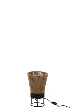 Tafellamp nina jute beige