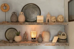 Tafellamp nina jute beige