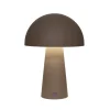 Tafellamp rond taupe