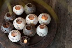 Theelichthouder kokosnoot