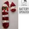 Tinsel candy cane 30led