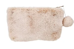 Toiletzak faux fur lichtroze 19x5xh13cm