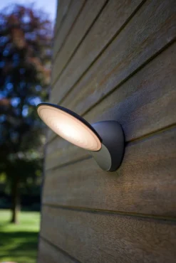 Tona wandlamp donkrgrijs