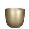 Tusca pot rond goud - h18,5xd19,5cm