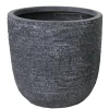 Utah egg pot graphite d25h25