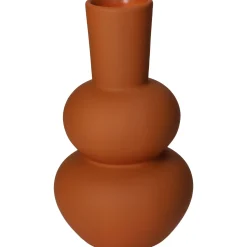 Vaas dolomiet terra 10.7x10.7x19.7cm