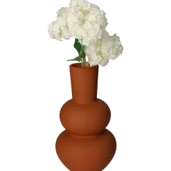 Vaas dolomiet terra 10.7x10.7x19.7cm