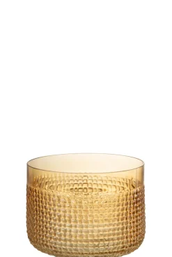 Vaas glas oranje large