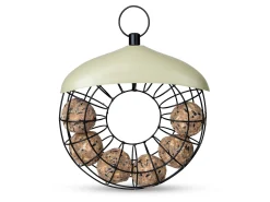 Vetbolhouder wiel met dak 24cm