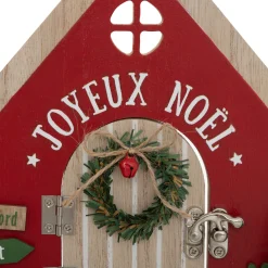 Vrolijk kerstfeest deur h19,5cm