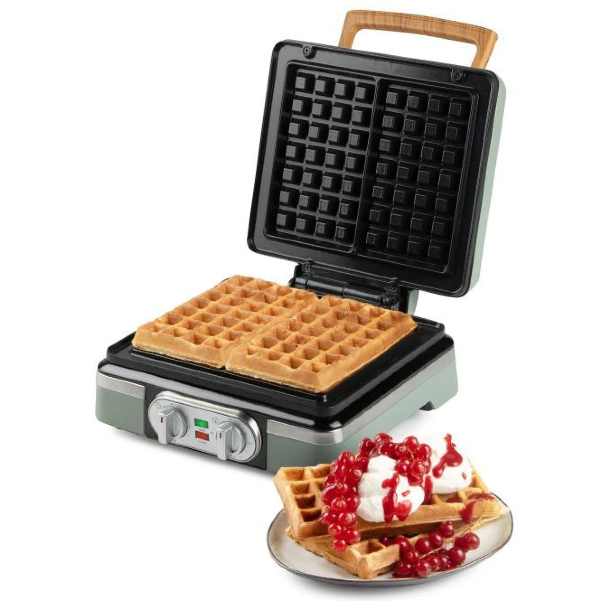 Wafelijzer voor rechthoekige wafels