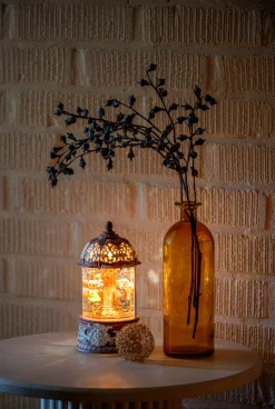 Waterspinner caroussel peperkoekfiguurtjes led warmwit voor binnen