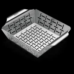 WEBER DELUXE GRILLKORF KLEIN RVS