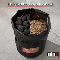 WEBER PELLET/HOUTSKOOL OPBERGZAK