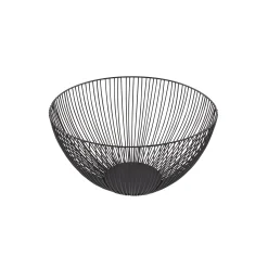 WIRE MAND ZWART D25CM H14CM