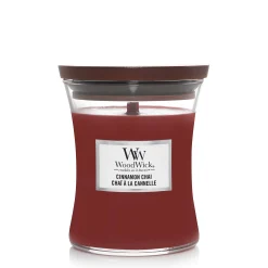 Woodwick Geurkaars cinnamon chai medium