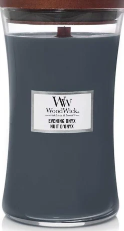 Woodwick Geurkaars evening onyx Large