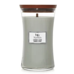 Woodwick Geurkaars lavender & cedar Large