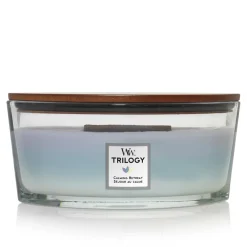 Woodwick Geurkaars Trilogy calming retreat ellipse