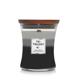 Woodwick Geurkaars Trilogy warm woods medium
