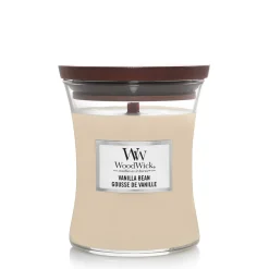 Woodwick Geurkaars vanilla bean medium