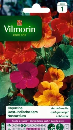 Zaden oost-indische kers lobb gemengd 5g