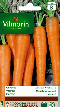 Zaden wortel verbeterde nantes 3 6,5g