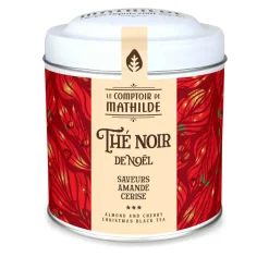 Zwarte thee amandel kers