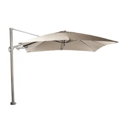 Zweefparasol Fuga quartz grijs-taupe