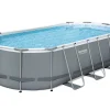 Zwembad Power Steel oval pool set