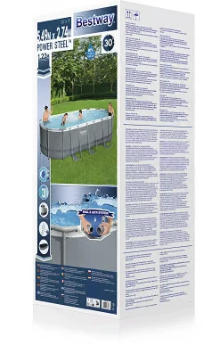 Zwembad Power Steel oval pool set